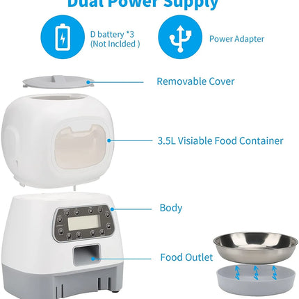 Pet Automatic Feeder with Fixed Point