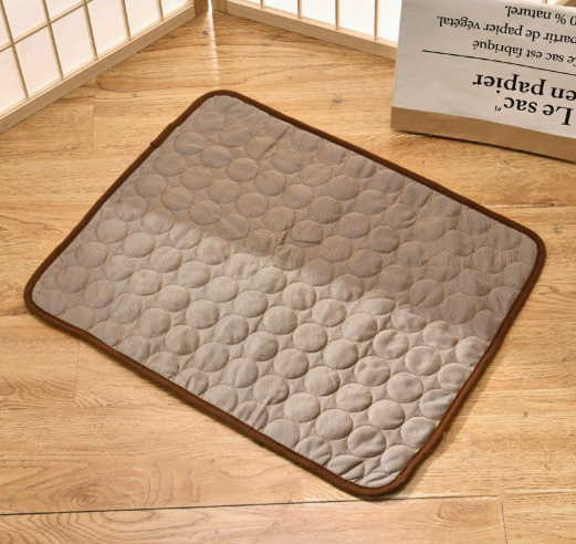 Cooling Ice Silk Mat for Summer Pet Comfort