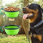 New Foldable Silicone Dog Pet Bowl