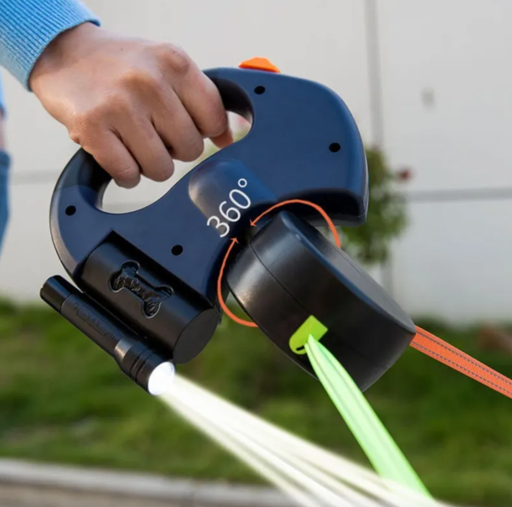 Dual Retractable Dog Leash