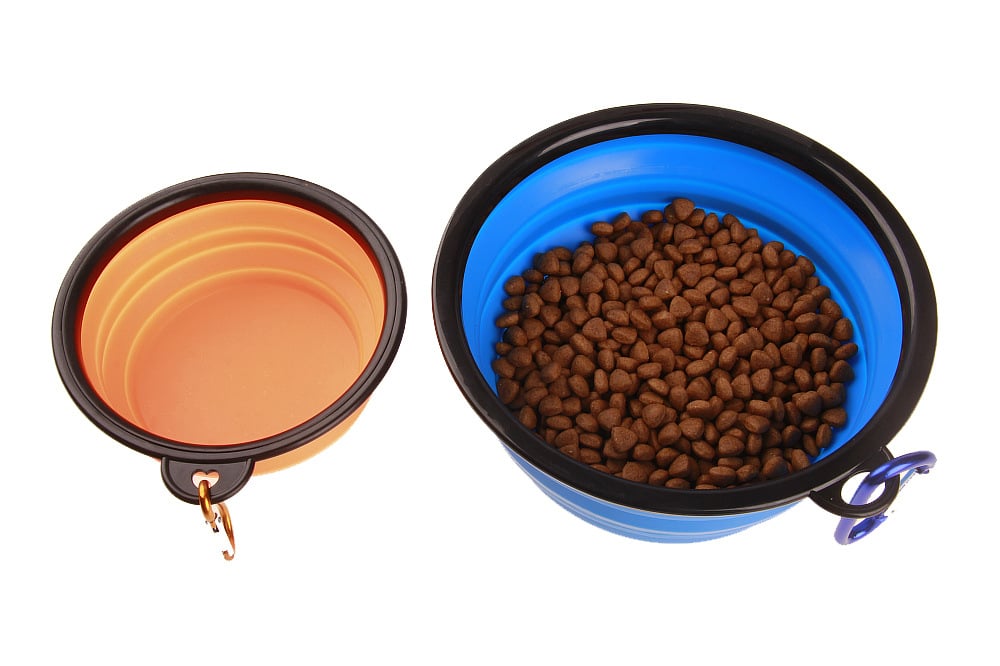 New Foldable Silicone Dog Pet Bowl