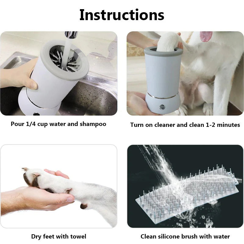 Automatic Pet Paw Cleaner